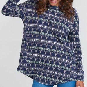Show Me Your Mumu Bosco Ski Top ~ Cozy Cabin Thermal in Size XS